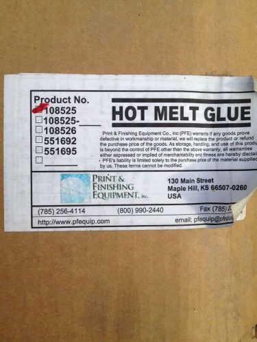 Hot Melt glue 35 Pounds  Adhesive This Is A Permanent Glue Unopen Box