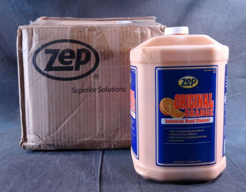 Zep original orange industrials hand cleanser 1 gallon - lot of 4 -  case! for sale