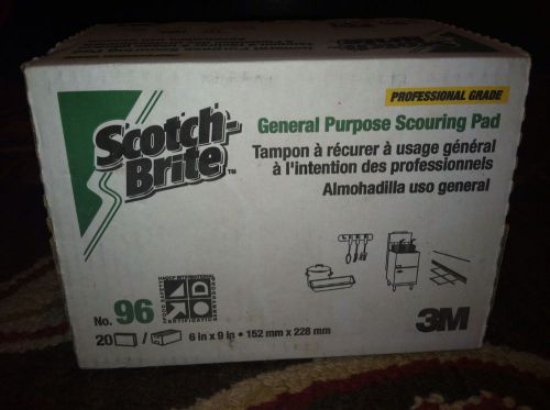 Scotch-Brite 3M Green General Purpose Scouring Pad 20per Box