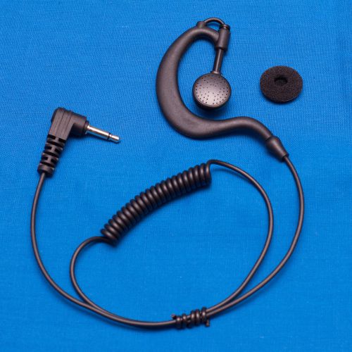 Listening only Earhook/Earhanger Sytle with 3.5mm Plug to Use w. Speaker MIC