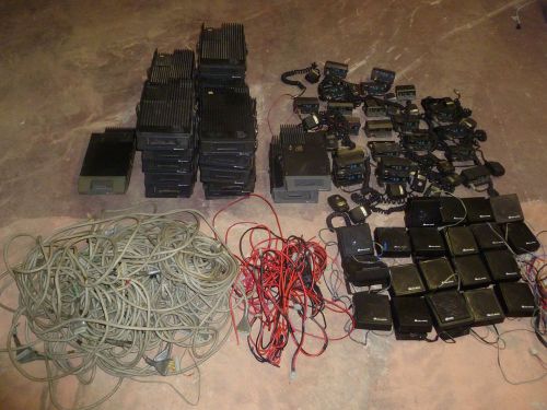 HUGE Lot of Midland Low Band Two Way Radios Many Accessories 70-0375C 70-0520C