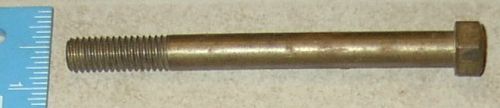 3/8-16 x 4 inch brass hex cap screw bolt, many available nos vintage for sale