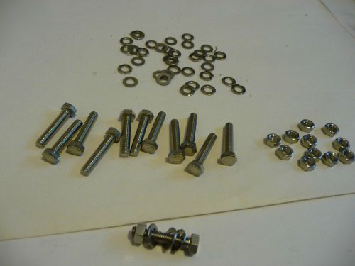 stainless steel 5mmx25mm  A2-70  12 qty  bolts, nuts,washers