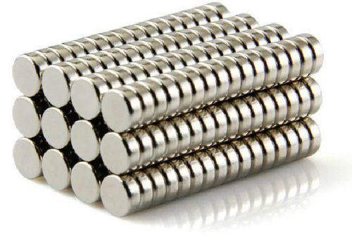 100pc 3mm x 1.5mm disc rare-earth neodymium magnets magnet 1/8 inch x 1/16 inch for sale