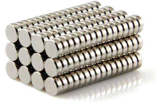 100pc 3mm x 1.5mm Disc Rare-Earth Neodymium Magnets Magnet 1/8 inch x 1/16 inch