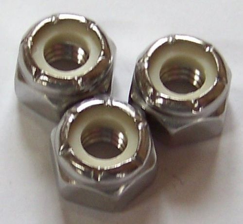 25 qty-nc 18-8 stainless steel..nylon insert lock nuts 3/8-16(13245) for sale