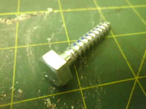 5/16 x 1 1/2 hex lag screw grade 2 zinc plated (qty 78) #j55139 for sale