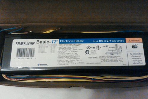 Basic-12, Universal (B295SRUNVHP)  lighting Ballast NEW 120-277VAC 60HZ