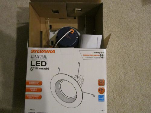 New Sylvania 70699 LED/RT6/700/827/FL80 6&#034; Recessed LED Light Kit 10W 2700K