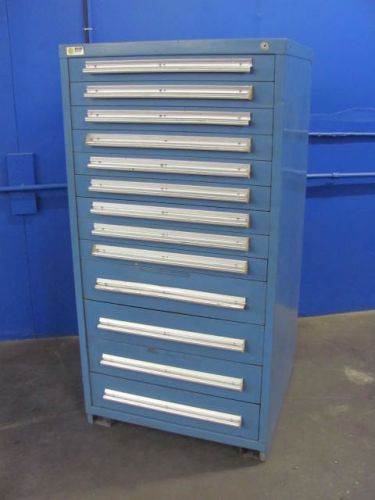 Stanley vidmar 13 drawer tooling cabinet~ontario, calif~lista~equipto~lyon for sale