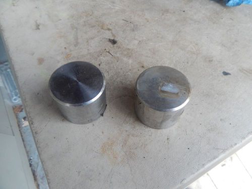 1-1/4&#034; Stainless Steel Threaded Cap, lot of 2 Pcs.# 304 Stainless