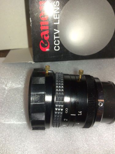 Canon VF12,5mm 1.4 objective, lens