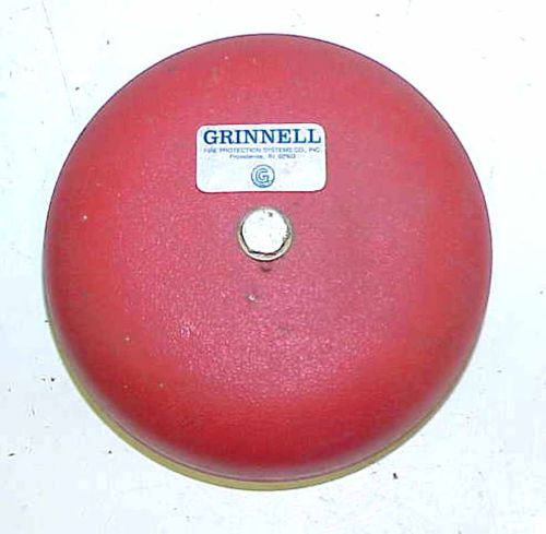 Grinnell 6” Red 578G Series 43 Alarm Bell NOS