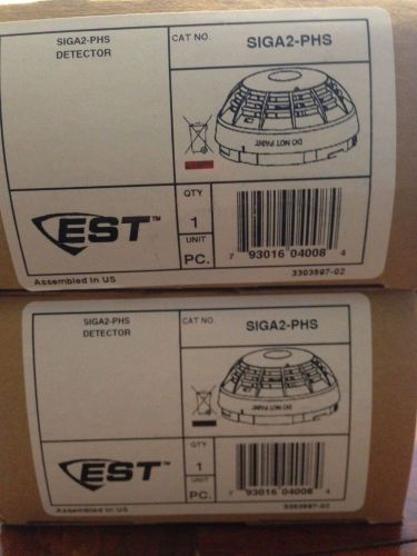 New edwards est siga2-phs intelligent photo/heat smoke detector for sale