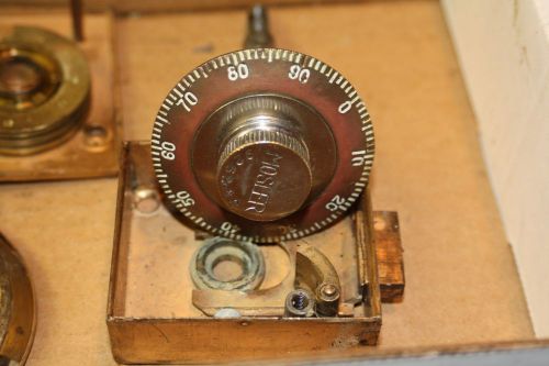MOSLER antique lock body dial ring locksmith old style safe vault lock parts