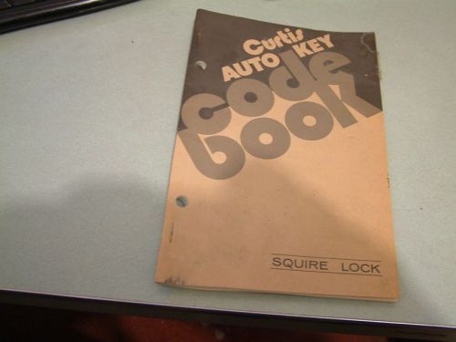Curtis Auto Key Code Book SQUIRE LOCK