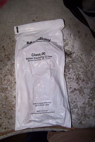 New salisbury e0011r/9 lineman&#039;s gloves size 9 class 00 500 vac max for sale
