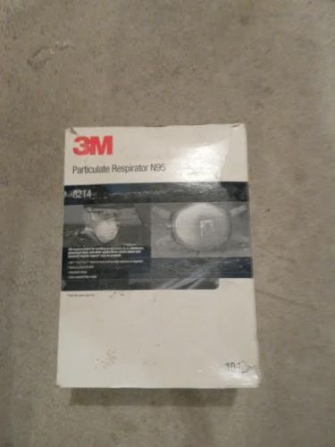 3M 8214 N95 Particulate Respirator Pack of 10 New in box old stock