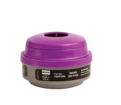 North Organic Vapor Cartridge for Air Purifying Respirator with P100 Filter-2/PK