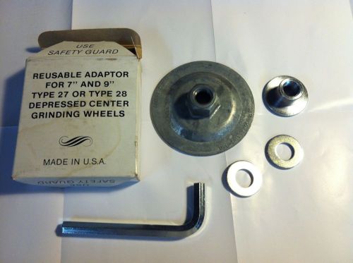Depressed center grinding wheel adapter kit for sale
