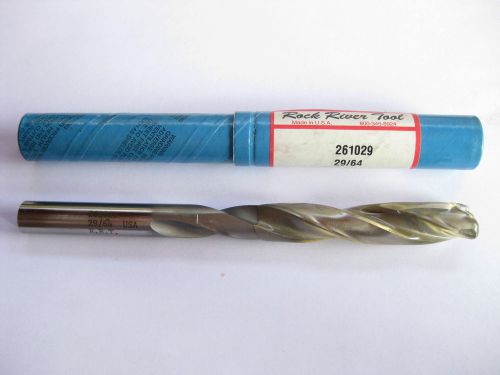 Rock river tools 29/64 carbide tipped drill bit 261029 usa for sale