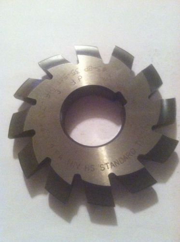 USED INVOLUTE GEAR CUTTER #3 8P 14.5 PA 1&#034;bore HS National