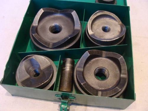 GREENLEE 7304 2 1/2-4 KNOCK OUT PUNCH DIE SET GREAT SHAPE
