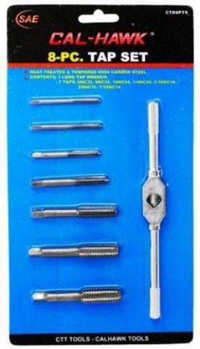 8 Pc Assorted Die Set and Tap Wrench - SAE