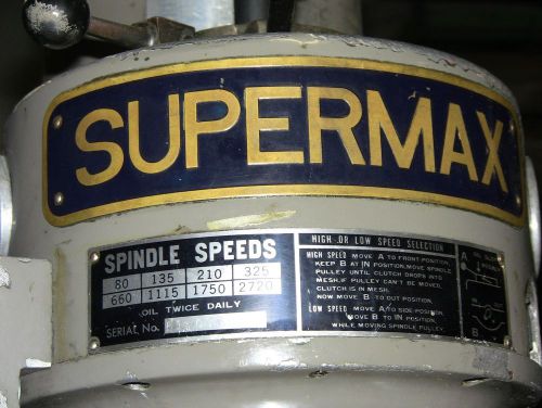 Supermax ( Bridgeport ) YC- 1  1/2  VA Milling machine w/ Acu-Rite head/Kool-Mist