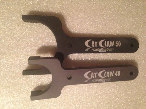 Cat 40 + cat 50 tool holder wrench combo set - for cnc users for sale