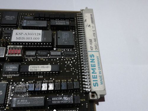 Siemens KSP-A360/128 MHS.003.009 card 2pcs