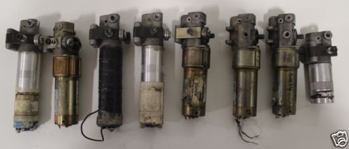 Lot of (8) mig pittman welder wire drive feed feeder motor trw/motor division for sale
