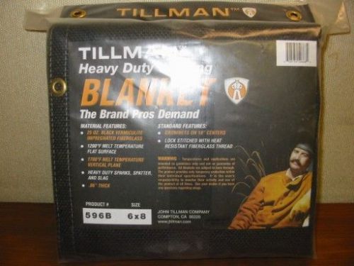Tillman 596b  6&#039; x 8&#039; heavy duty welding blanket for sale