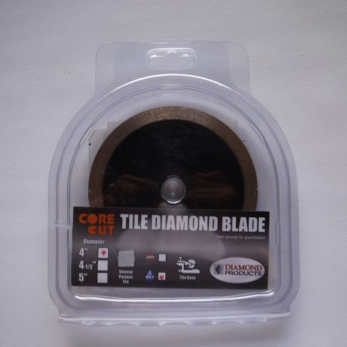 Diamond Products Core Cut 12361 4-Inch by 0.060 Premium Black Wet Tile Blades