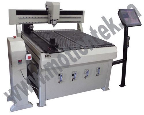 Cnc router machine 4&#039;x4&#039; 2 hp air cooling spindle vacuum table touch controller for sale
