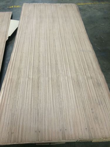 Wood Veneer Zebrawood 48x120 1pcs total 10mil paper backed &#034;EXOTIC&#034; 588.2