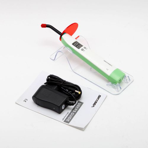 Purple dental wireless cordless led curing lamp light t6 1200mw/cm2 us shipping for sale