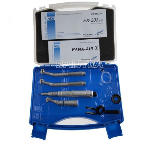 1 kit dental nsk style pa high speed handpiece+low speed handpiece kit ex203 b2 for sale