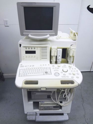 GE Logiq 700 Diagnostic Ultrasound w/ LA39, 618e &amp; 548c Transducers - DICOM