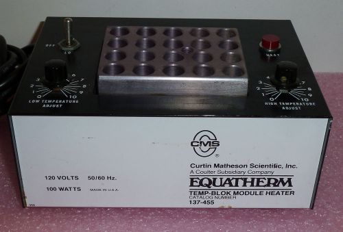 Lab-line 137-455 equatherm temp-blok block heater for sale