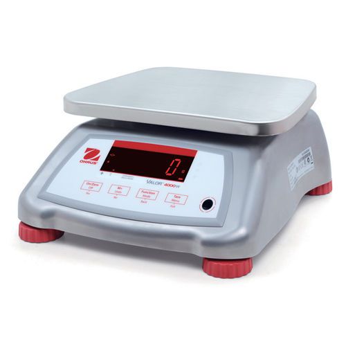 Ohaus v41xwe3t valor 4000 compact scale, stainless steel, 3kg capacity for sale