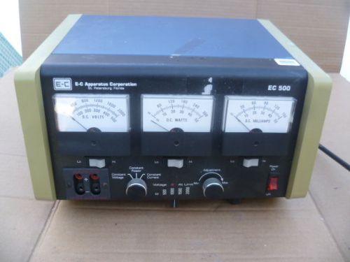 E-C APPARATUS EC500 Electrophoresis Power Supply GUARANTEED