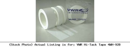 Vwr hi-tack tape 4wh-92b laboratory consumable: 92b-4wh for sale