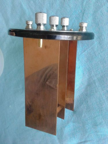 Copper Voltameter, Electrolysis Experiment