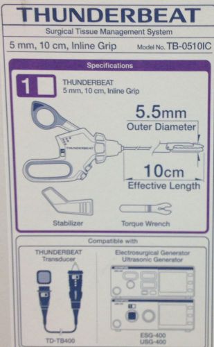 Olympus REF# TB-0510IC TB0510IC Thunder Beat 5mm 10cm Inline Grip