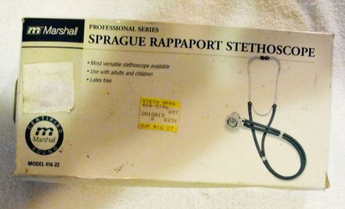 Vintage Genuine OMRON Sprague Rappaport Stethoscope Model 416-22-BLK