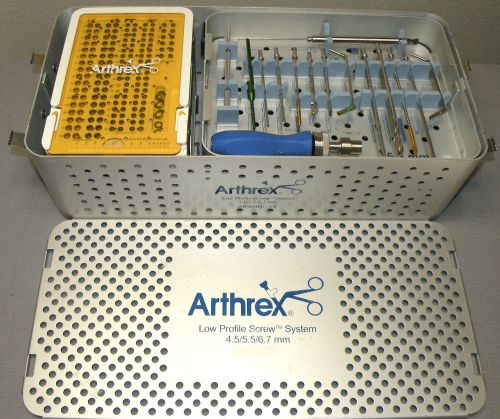 Arthrex Low Profile Tool Set System 4.5mm 5.5mm 6.7mm Screw Instrument AR-6946C