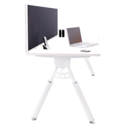 Elements 1000 workstation - white jc leg - support beam, height adjustable desk for sale