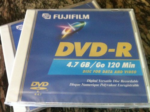 (2x) Fujiflm Dvd-R 4.7 Gb / Go 120 Min