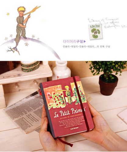 KOREA 7321 LE PETIT PRINCE Planner &amp; Diary (RED ONLY)-free Xstickers+calendar